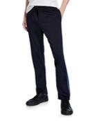 Men's Side-stripe Drawstring Track Pants