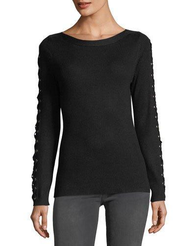 Ribbed Sweater With