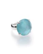 925 Rock Candy Large Round Ring In Denim,