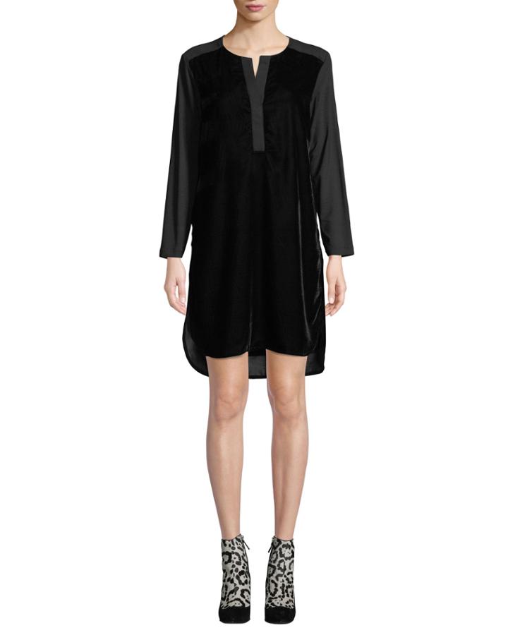 Kenzie Whisper Velvet Dress
