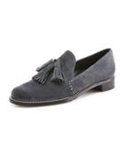 Guido Tasseled Suede Smoking Slipper, Antvel