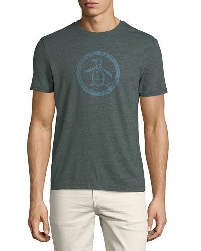 Circular-graphic Jersey T-shirt