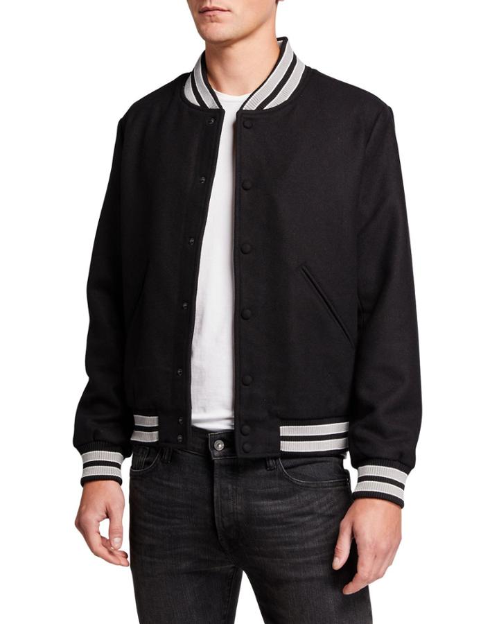 Men's Wool Varsity Jacket