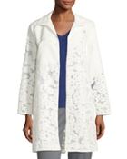 Mirella Floral-burnout Jacket