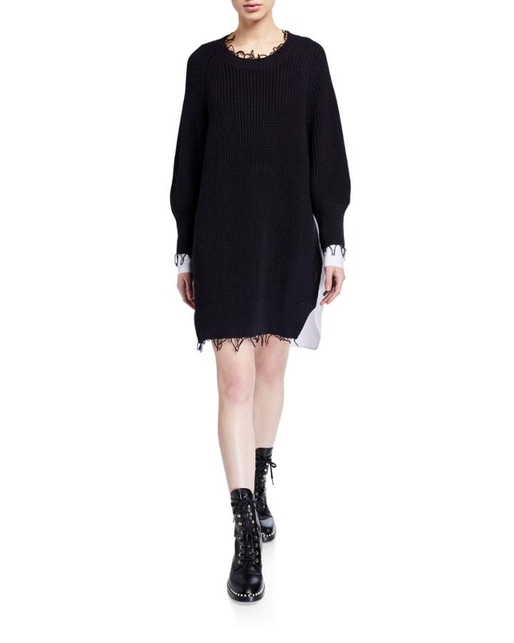 Noor Fringe Combo Dress