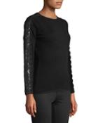 Sequin Cashmere Sweater With Sequin