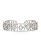 Moroccan-stone Cuff Bracelet