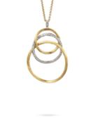 Jaipur Link 18k Yellow/white Gold Diamond Pendant Necklace
