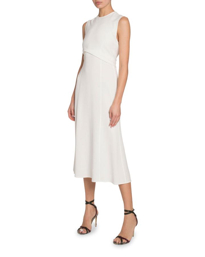 Triple Georgette Sleeveless Dress