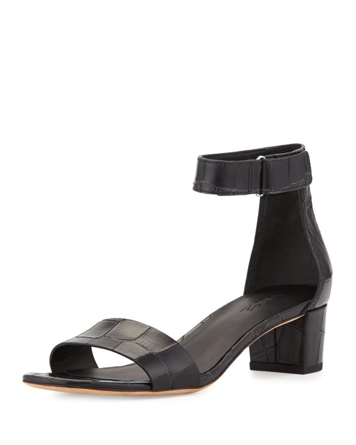 Rita Leather Block-heel