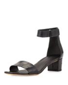 Rita Leather Block-heel