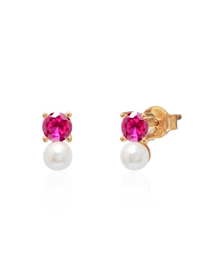 Crystal Ruby Pearly