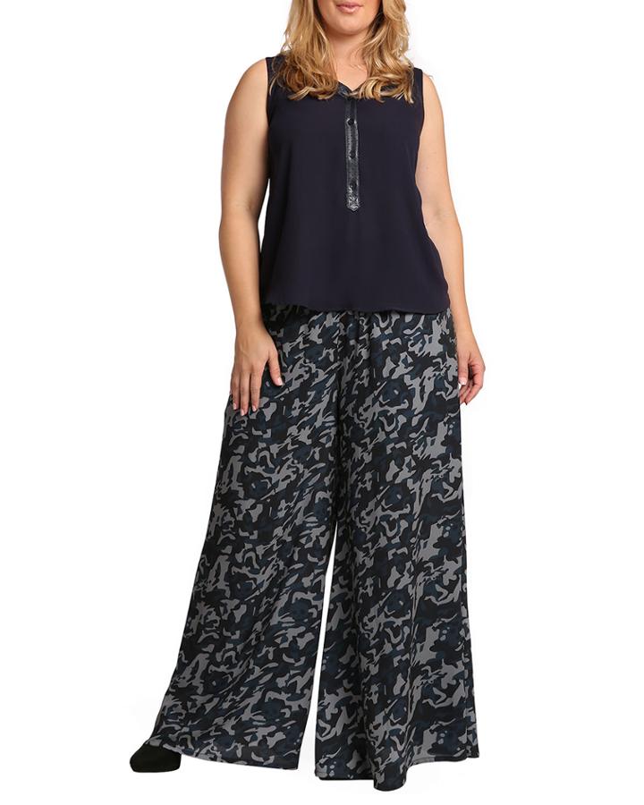 Plus Size Patricia Chiffon Palazzo Pants