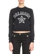 Long-sleeve Logo Star Crop Jersey