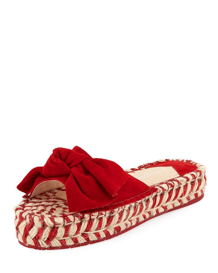 Ritsy Suede Platform Espadrille