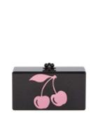 Jean Cerise Resin Clutch Bag