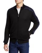 Men's Mock-neck Full Zip Long-sleeve