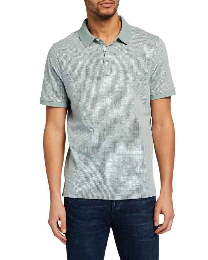 Men's Ice Cream Geo Print Polo