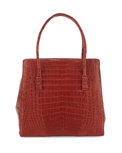 Crocodile Medium Triple-gusset Tote Bag