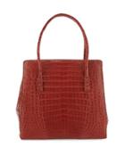 Crocodile Medium Triple-gusset Tote Bag