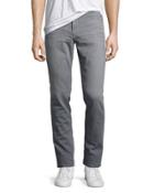 Slim Straight-leg Jeans, Gray