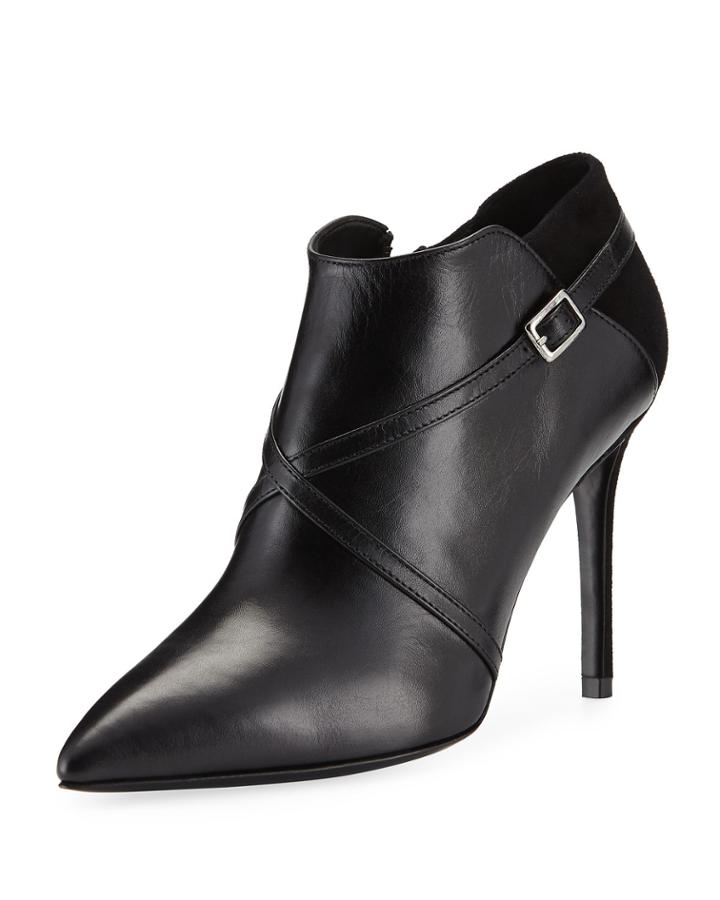 Laura Point-toe Stiletto Booties With