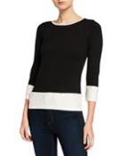Boxy-fit Contrast