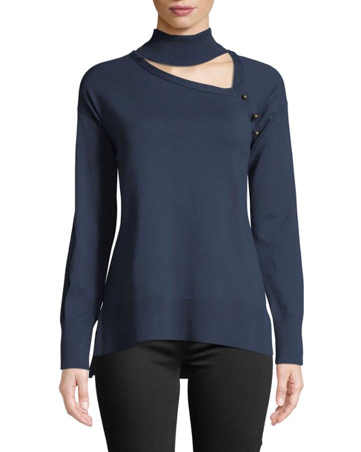 Cutout Button High-low