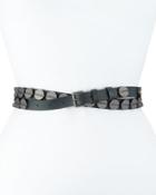 Long & Winding Road Belt, Asphalt/gunmetal