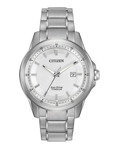 42mm Eco-drive Men's Bracelet Watch