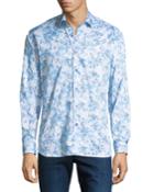 Men's Shaped-fit Fibonacci Paisley-print