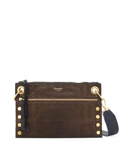 Riley Two-tone Chevron Crossbody Bag