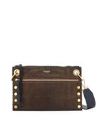 Riley Two-tone Chevron Crossbody Bag