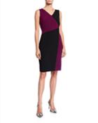 Colorblock V-neck Sleeveless