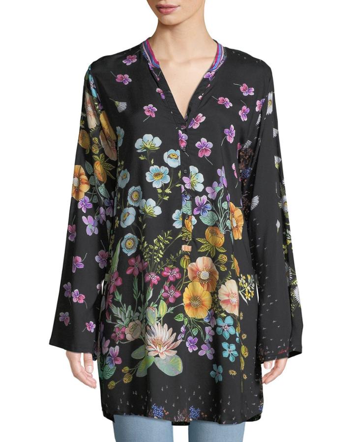Lentino Floral-print Tunic