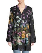 Lentino Floral-print Tunic