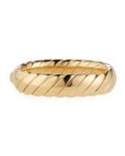 Estate 18k Yellow Gold Cable Bangle
