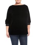 Miranda Silk-blend Blouse,