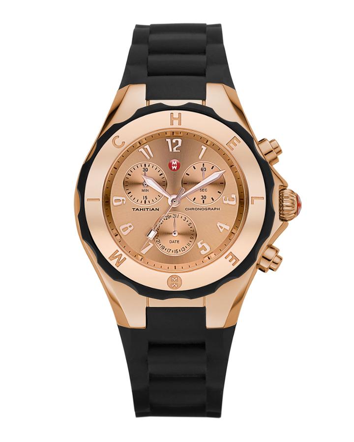 Tahitian 40mm Jellybean Chronograph Watch, Rose Gold