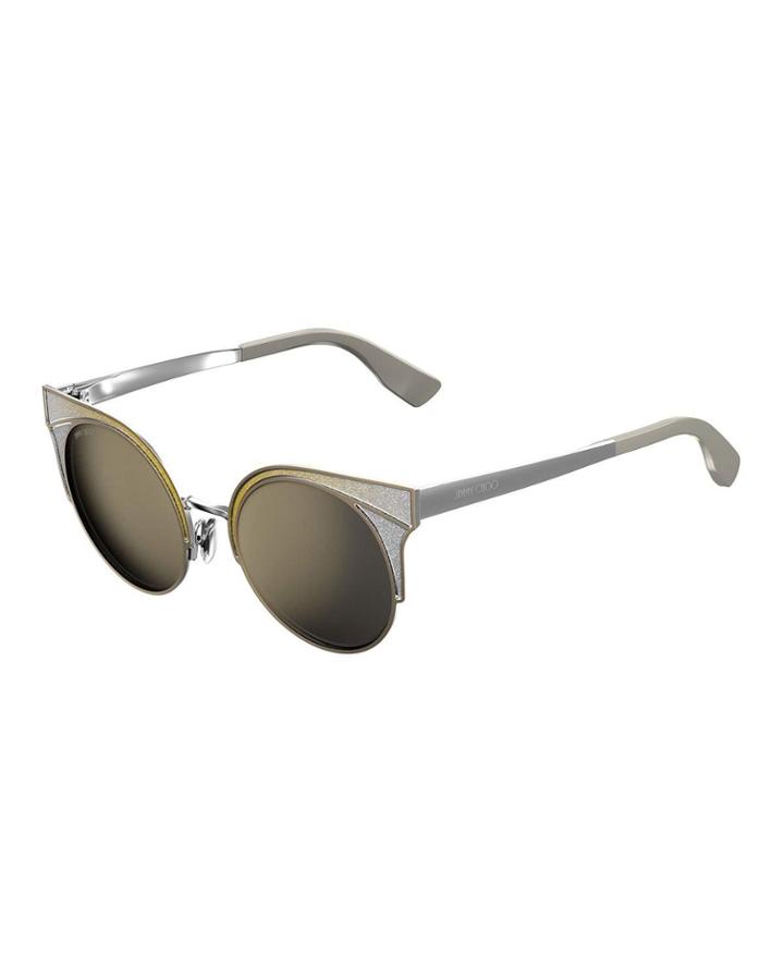 Ora Metallic Cat-eye