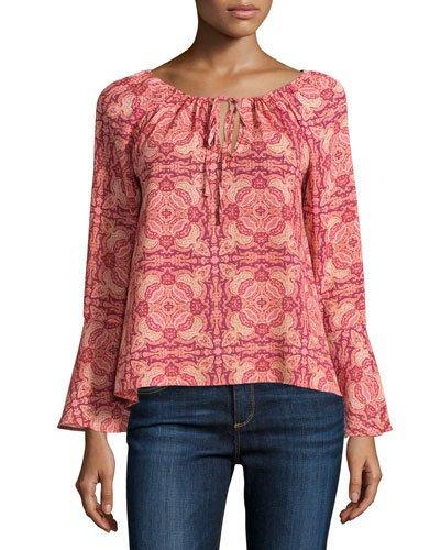 Lyric Boho Printed Top,