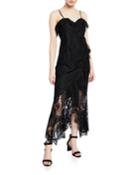 Melinda Sleeveless Lace Cocktail Dress