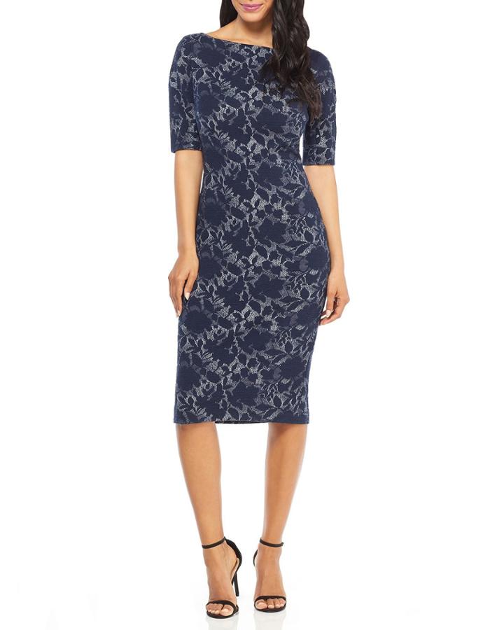 3/4-sleeve Floral