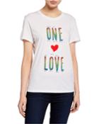 One Love Graphic Short-sleeve Crewneck Tee