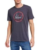 Men's Hollywood Star Casual Graphic -print T-shirt