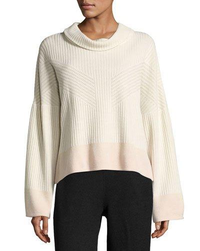 Cowl-neck Knit Tunic