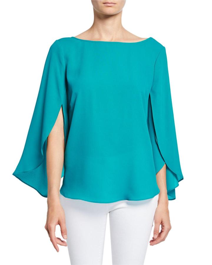 Tulip-sleeve Blouse