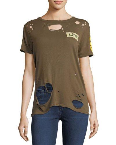 Major Love Distressed Tee