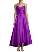 Spaghetti Strap Sweetheart High-low Dress