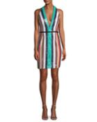 Multicolor Sequin Stripe